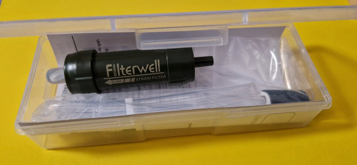 Paille Filterwell Filtre à eau de purification. NEUNOEIL