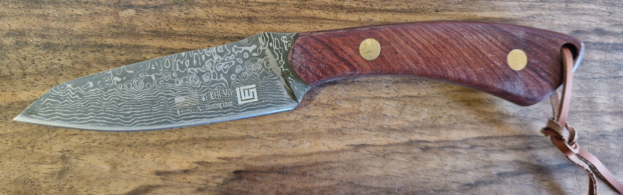 Couteau de chasse USA avec fourreau NEUNOEIL